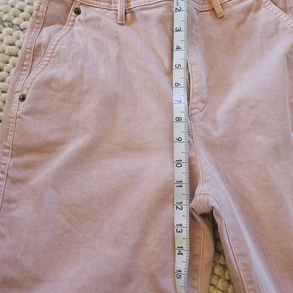 Gap Barrel Khaki High-rise Dusty Pink Women's Jeans Size 4. - Picture 5 of 7
